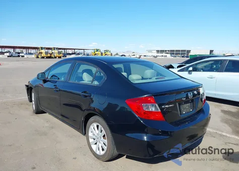 2012 Honda Civic Ex из США, поврежденный, VIN 19XFB2F89CE066748